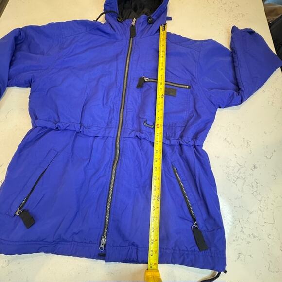 Eddie Bauer Ebtek Thinsulate Womens Sz Med Pet Waterproof Hooded Zip Jacket - Picture 13 of 14